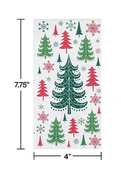 Artstyle Holiday Dinner Napkins, 8" x 4" (100 ct.)