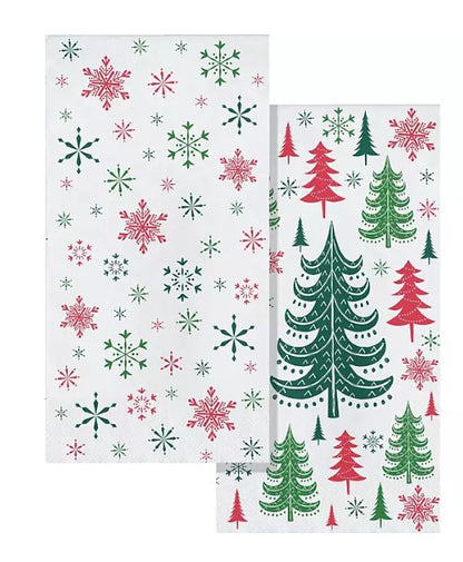 Artstyle Holiday Dinner Napkins, 8" x 4" (100 ct.)