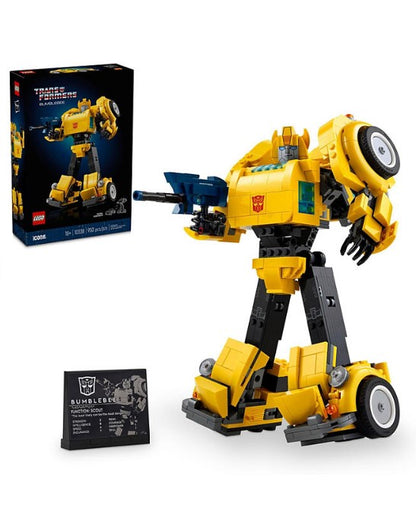 LEGO Icons Transformers Bumblebee Collectible Building Set, 950 pcs.