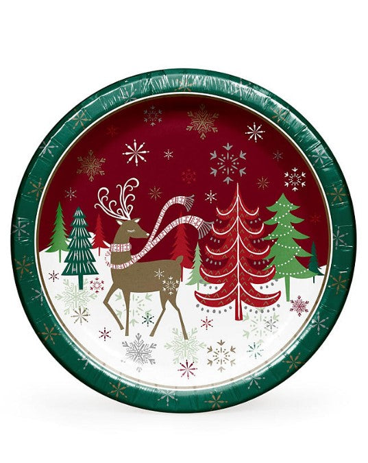 Member's Mark Holiday Dinner Paper Plates, 10", 85 ct.