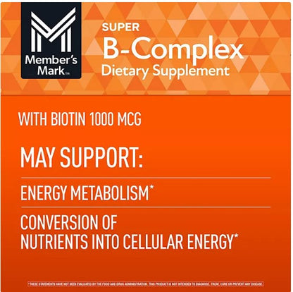 Member's Mark Super B-Complex Tablets, 300 ct.