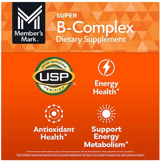 Member's Mark Super B-Complex Tablets, 300 ct.