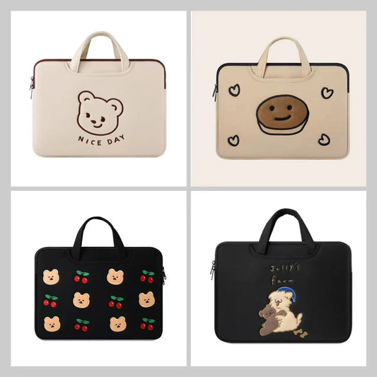 Cute Tablet Pouch Bag For Ipad Pro11 Air6 13 12.9 Samsung huawei Macbook13.3 13.6 14 15 15.6 16 Inch Laptop Handbag