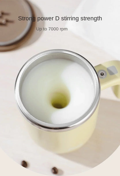 Automatic Self Stirring Mug Portable Coffee Milk Juice Mixing Cup 3 Speed Magnetic Rotating Blender 380ml Lazy Stirring Cup