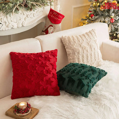 Christmas Pillow Covers for Home Decor | 18 x 18 Inches | Set of 2