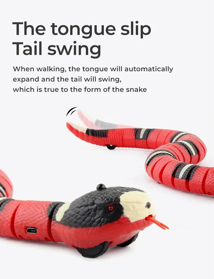 Smart Sensing Cat Toys Interactive Automatic Eletronic Snake