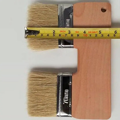 Double Paint Brush | Brushes for Acrylic Painting | 3-inch Double Brush Wall Brush Painting Tool Texture Brush for Art Craft