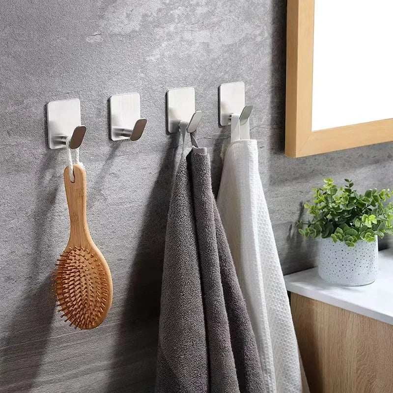 2/1pcs Stainless Steel Bathroom Robe Hooks