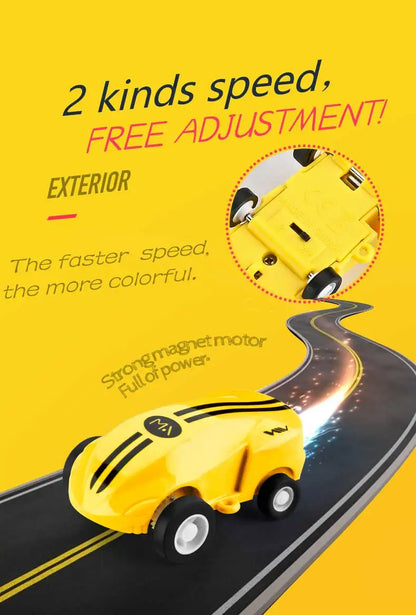 Mini RC Car High Speed Fast 360 Degree Rotation Luminous Stunt Turn Trick Drift Small Car with Light USB Charging Children Gift