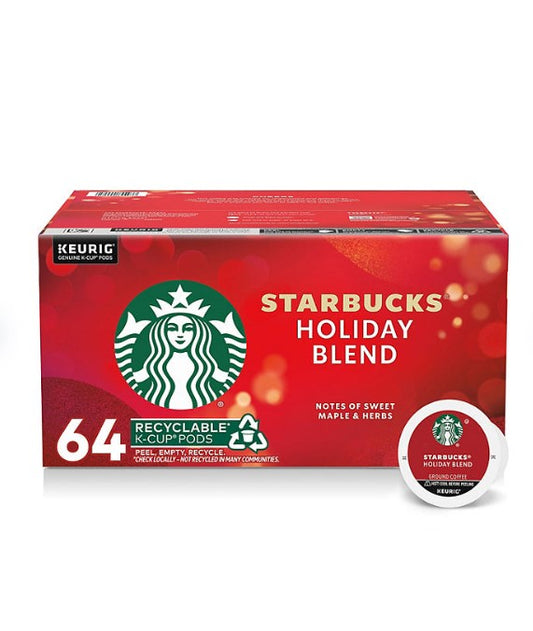 Starbucks Holiday Blend Coffee K-Cups, 64 ct.