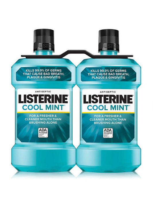 Listerine Cool Mint Antiseptic Mouthwash, 50.7 fl. oz., 2 pk.