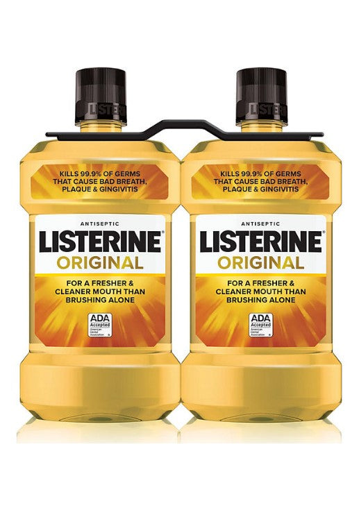 Listerine Antiseptic Mouthwash, Original, 50.7 fl. oz. , 2 pk.