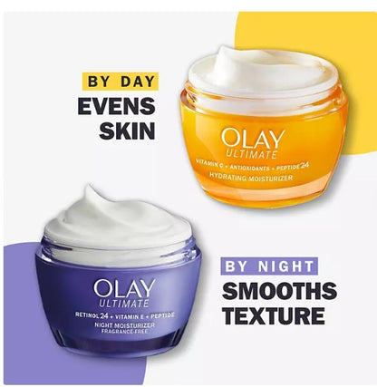 Olay Ultimate Vitamin C + Antioxidants + Peptide 24 Hydrating Moisturizer, 1.7 oz., 2 pk.