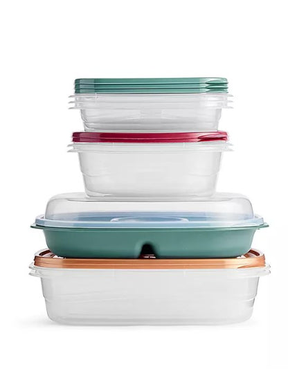 Rubbermaid Takealongs 16-Piece Food Storage and Party Platter Set