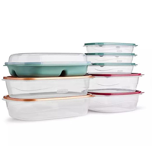 Rubbermaid Takealongs 16-Piece Food Storage and Party Platter Set