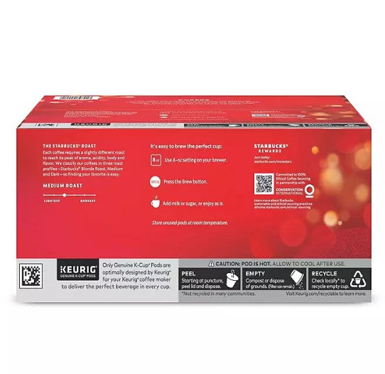 Starbucks Holiday Blend Coffee K-Cups, 64 ct.