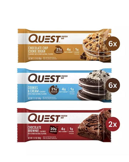 Quest Gluten Free Protein Bars, Variety Pack, 14 ct.