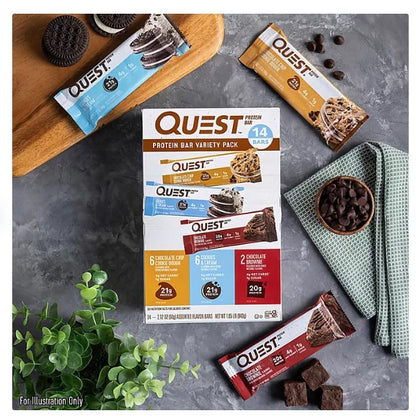 Quest Gluten Free Protein Bars, Variety Pack, 14 ct.