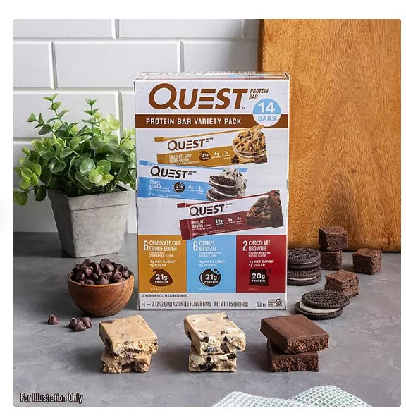 Quest Gluten Free Protein Bars, Variety Pack, 14 ct.