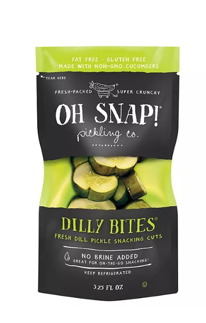 OH SNAP! Dilly Bites Dill Pickle Snack Packs, 3.25 fl. oz., 12 ct.