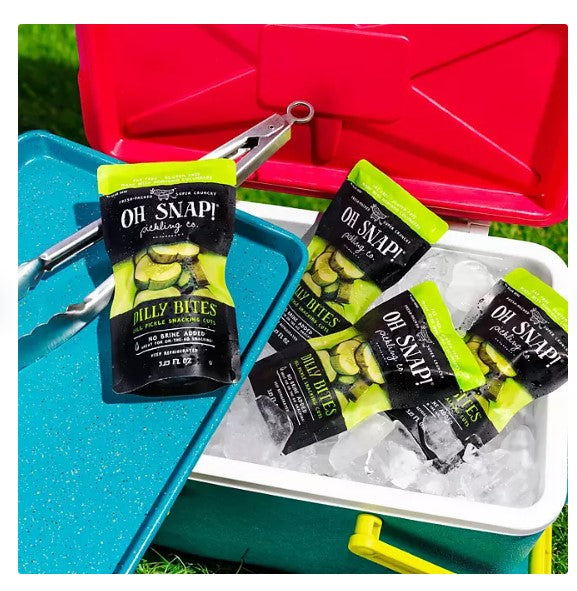 OH SNAP! Dilly Bites Dill Pickle Snack Packs, 3.25 fl. oz., 12 ct.