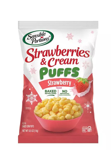 Sensible Portions Sweet Puffs, Variety Pack, 0.5 oz., 30 pk.