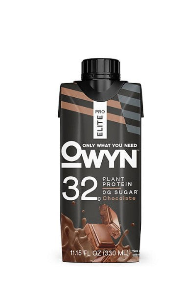 OWYN Pro Elite 32g Keto Plant Protein Shake, Chocolate 11.15 fl. oz., 15 pk.