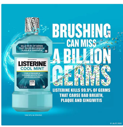 Listerine Cool Mint Antiseptic Mouthwash, 50.7 fl. oz., 2 pk.