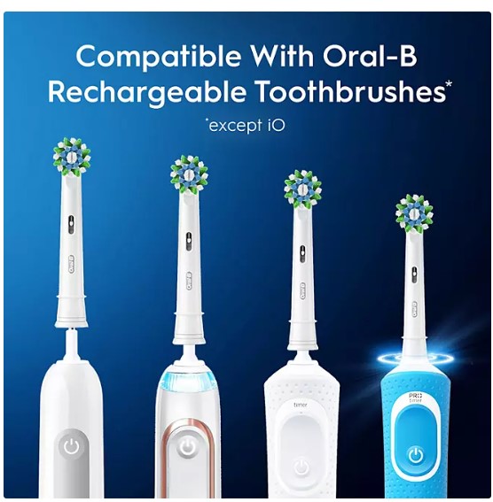 Oral-B CrossAction Electric Toothbrush Replacement Brush Heads, 10 ct.