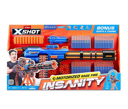 Zuru X-Shot Insanity Motorized Rage Fire Blaster