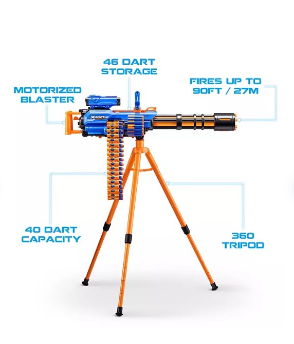 Zuru X-Shot Insanity Motorized Rage Fire Blaster